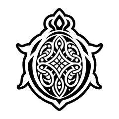 Naklejka premium Solid style icon showing etrog fruit