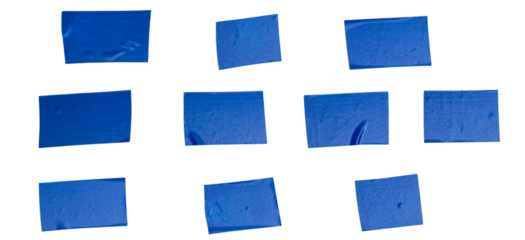 Colorful Duct Tape Strips and Foil Set Illustration for Collage and Decorative Design