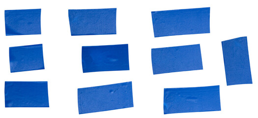 Colorful Duct Tape Strips and Foil Set Illustration for Collage and Decorative Design