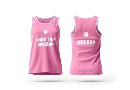 Fitness Bodybuilder Tank Top Mockup