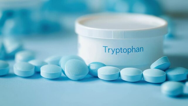 Blue Tablets and Packaging Presentation