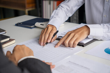 Business people working together in office