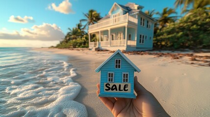 Beachfront house for sale
