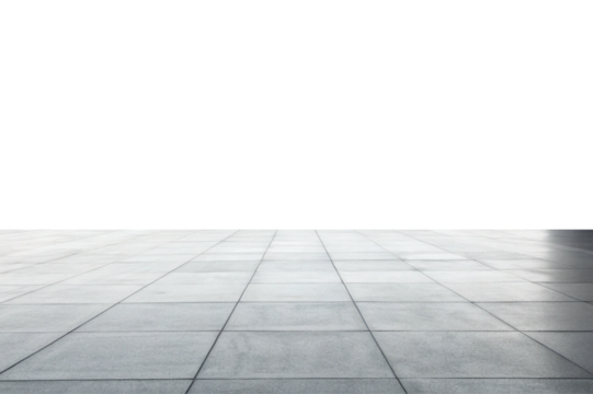 Empty Floor Facade isolated on white or transparent png