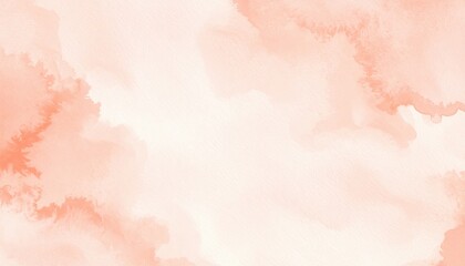 Obraz premium Soft coral watercolor abstract art digital painting artistic environment modern style