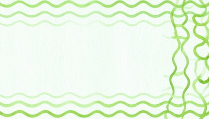 Creative green wave design background digital artwork abstract style minimalist environment artistic viewpoint graphic concept for visual appeal