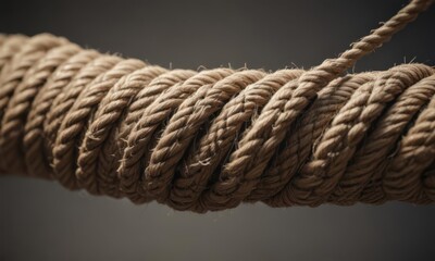Worn rope, frayed edges, about to snap under strain ,  breaking point,  disaster