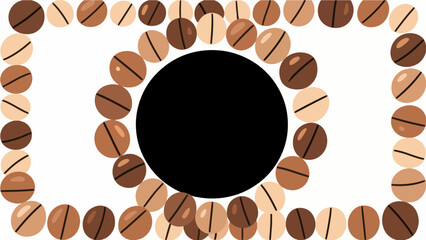 Fruit pattern, fruit vector pattern surrounds the boundary.