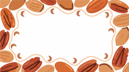 Fruit pattern, fruit vector pattern surrounds the boundary.