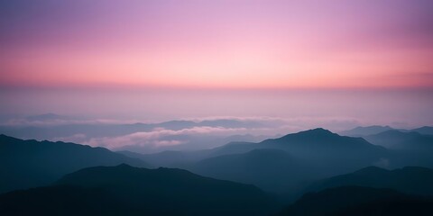 Obraz premium sunrise over mountains