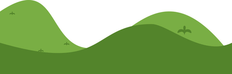 Obraz premium Grass Land Wave