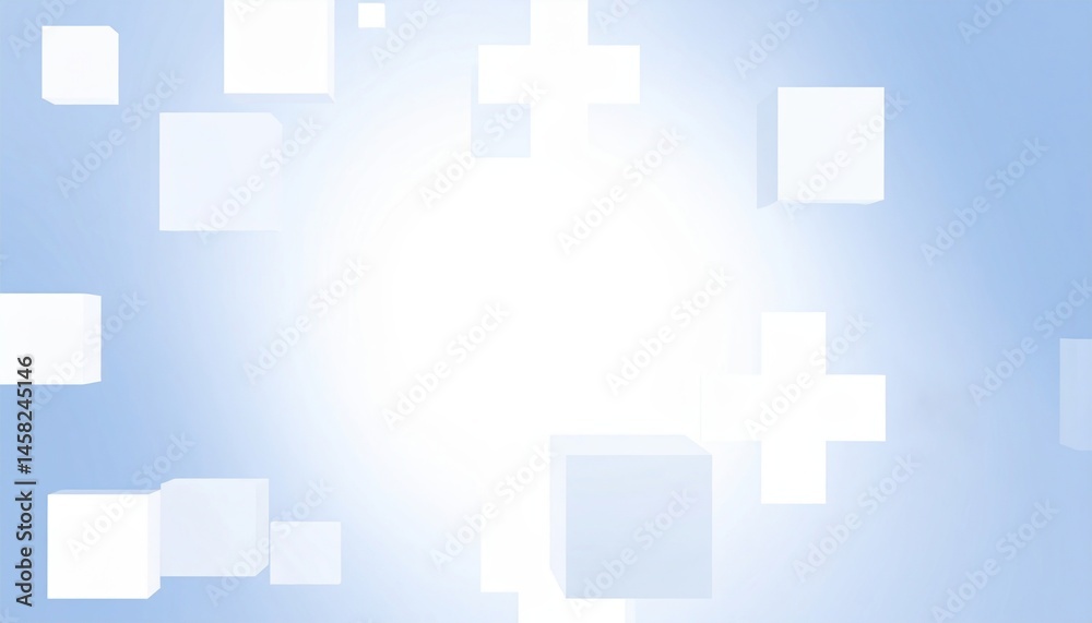 Poster dynamic light patterns creating abstract visual art digital space graphic design bright environment 