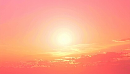 Fototapeta premium Sunset serenity over tranquil ocean nature landscape photography peaceful atmosphere vibrant colors