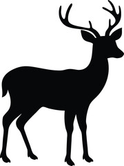 deer silhouette vector
