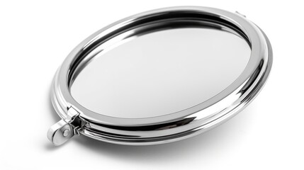 Oval compact mirror