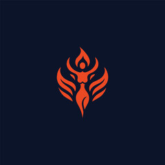 Fire goddess logo