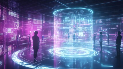 Digital Realm: Exploring the Metaverse's Immersive Data Visualization