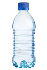 Naklejka premium Water in plastic bottle isolated on white