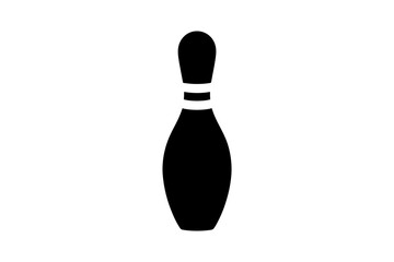 Bowling pin vector illustration for sports game