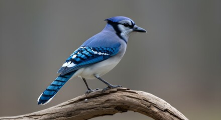 blue jay on a branch