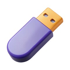 usb flash drive isolated