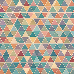 Colorful Geometric Triangle Pattern Background