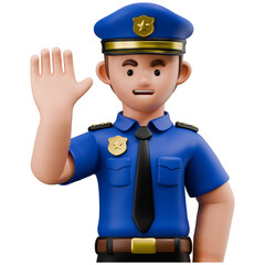 3D Policeman Officer