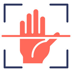 Palm Scan Icon