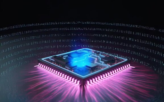 Top Emerging Trends in Technology You Should Know in 2025 | Mordern Technology with circute and transparent holography with chip ai technology