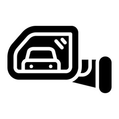 side miror Solid icon