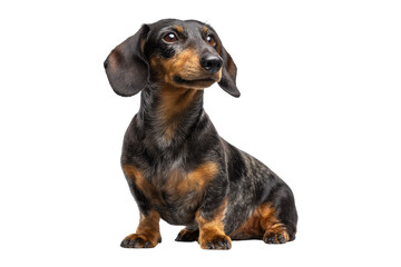Dachshund dog portrait studio wildlife