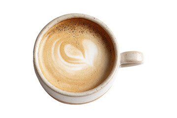 Creating coffee art at home 