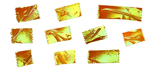 Abstract Decorative Iridescent Tape Strips Illustration for Scrapbooking and Design