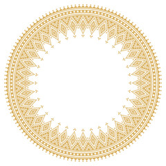 Frame border element with vintage ornamental design.