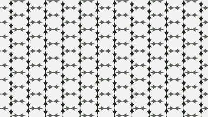 set of seamless patterns in black