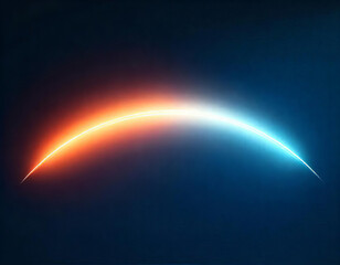 Orange and Blue Gradient Wave