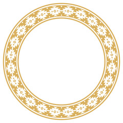 Frame border element with vintage ornamental design.