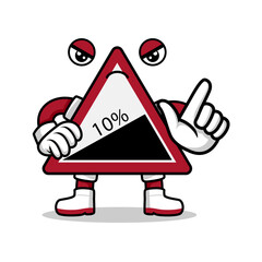 illustration of road signs. suitable as an additional element in all highway theme designs