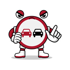 illustration of road signs. suitable as an additional element in all highway theme designs