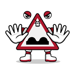 illustration of road signs. suitable as an additional element in all highway theme designs