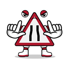 illustration of road signs. suitable as an additional element in all highway theme designs