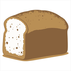A realistic-looking sourdough bread sticker design