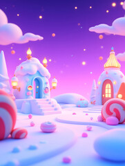 Dream 3d abstract modern fashion creative fantasy beautiful scene illustration