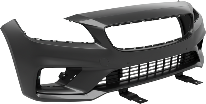 Automotive Front Bumper Assembly Modern Car Part High Quality 3D Render