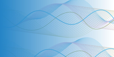 Modern Wave Line Pattern in Abstract Style on Transparent Background – Versatile Vector Illustration for Use in Technology Solutions, IT Services, Engineering Reports, and Data-Driven Projects