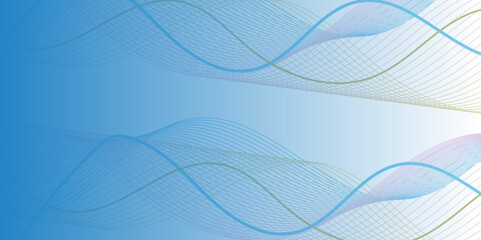 Modern Wave Line Pattern in Abstract Style on Transparent Background – Versatile Vector Illustration for Use in Technology Solutions, IT Services, Engineering Reports, and Data-Driven Projects