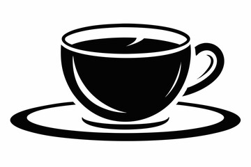 Coffee Cup Silhouette Vector Illustration 