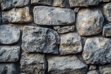 Fototapeta premium Close-up view of a stone wall