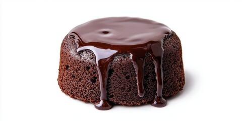 Inviting decadent warm dessert featuring a chocolate lava cake with rich molten center