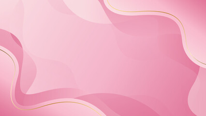 Abstract pink luxury wave background. Elegant Feminine wallpaper. Suitable for beauty design, templates, banners, covers, awards, sales, events, websites, pages and more